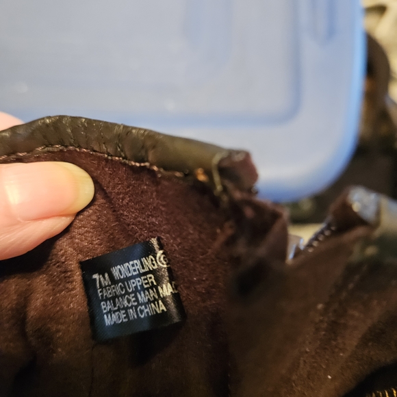 Aerosloes Dark Brown Fabric Upper - Picture 4 of 5